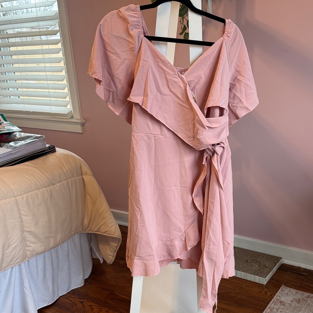 Amazon Asymmetrical Pink Dress
